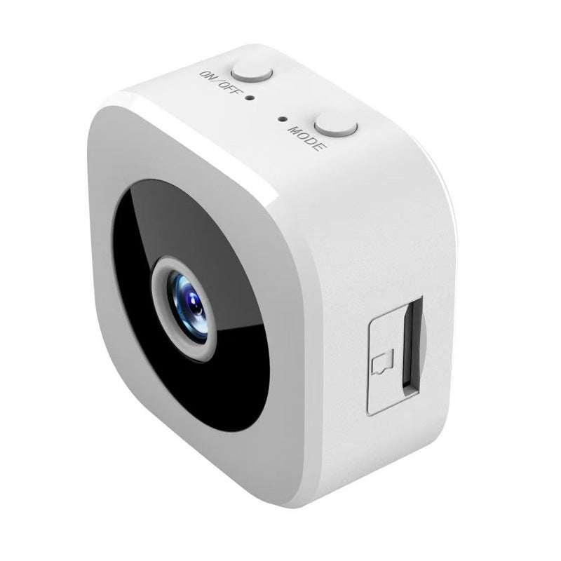 Wide-angle, high-definition, wireless smart WiFi remote monitoring and recording camera for home use.