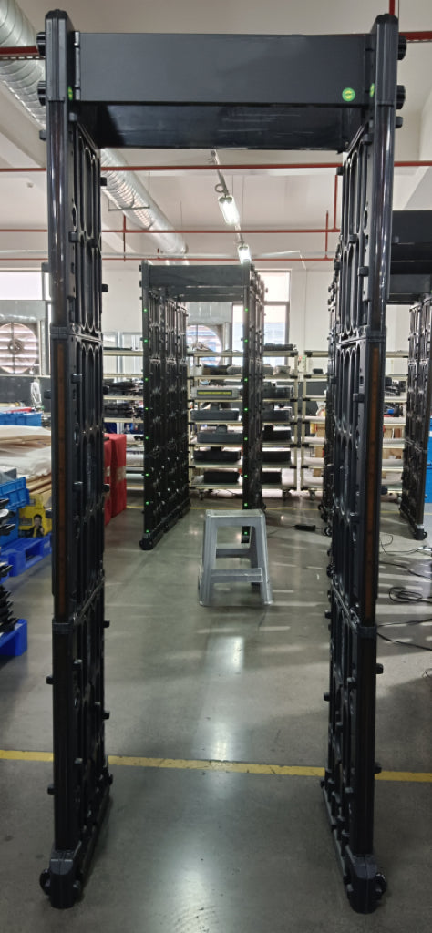 LW6075 Folding portable walk through metal detector Waterproof Outdoor Indoor