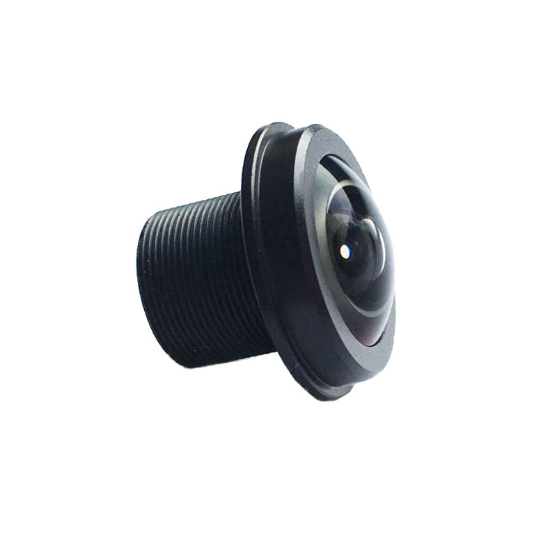 5-megapixel 180-degree panoramic fisheye lens surveillance camera, M12 interface, 1/2.5" HD.