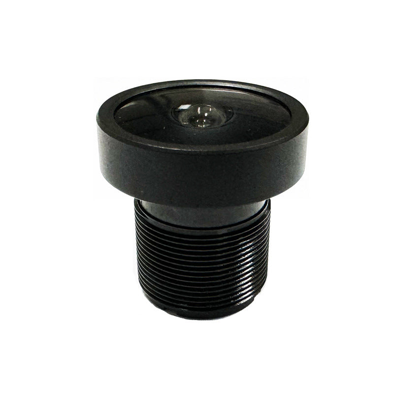F1.8 2-megapixel 2.8mm automotive front-mounted lens for dashcams, M12 interface, 1/2.7-inch sensor, specifically designed for automotive applications.