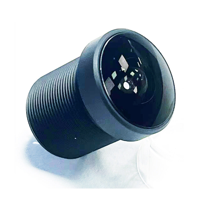 1/3" wide-angle 2mm 5-megapixel high-definition security surveillance fisheye lens with MTV interface, compact size.