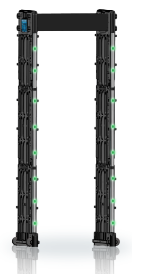 LW6075 Folding portable walk through metal detector Waterproof Outdoor Indoor